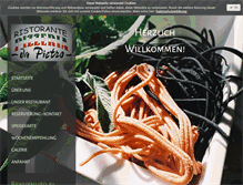 Tablet Screenshot of dapietro.at